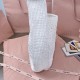 Replica Miu Miu Raffia effect woven hobo bag  in white - 1:1 AAA Quality
