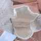 Replica Miu Miu Raffia effect woven hobo bag  in white - 1:1 AAA Quality