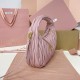 Replica Miu Miu Pink Wander hobo bag - perfect clone with triangle logo