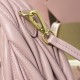 Replica Miu Miu Pink Wander hobo bag - perfect clone with triangle logo