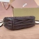 Replica Miu Miu Briarwood Wander hobo bag - perfect clone with triangle logo