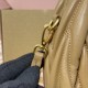 Replica Miu Miu Caramel Wander hobo bag - perfect clone with triangle logo