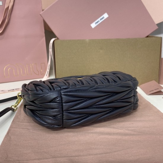 Replica Miu Miu Wander hobo bag - perfect clone with triangle logo