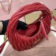 AAA Fake Miu Miu Red Wander Hobo | miumiureplica.com Replica Miu Miu Red Wander hobo bag - perfect clone with triangle logo
