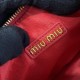 AAA Fake Miu Miu Red Wander Hobo | miumiureplica.com Replica Miu Miu Red Wander hobo bag - perfect clone with triangle logo