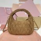 Replica Miu Miu Wander Suede bag - perfect clone with triangle logo