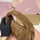 Replica Miu Miu Wander Suede bag - perfect clone with triangle logo