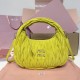 Replica Miu Miu Wander Suede bag - perfect clone with triangle logo