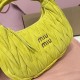 Replica Miu Miu Wander Suede bag - perfect clone with triangle logo
