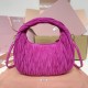 Replica Miu Miu Wander Suede bag - perfect clone with triangle logo