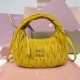 Replica Miu Miu Wander Suede bag - perfect clone with triangle logo