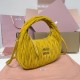 Replica Miu Miu Wander Suede bag - perfect clone with triangle logo
