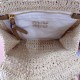 Replica Miu Miu Raffia effect woven tote bag - 1:1 Quality | miumiureplica.com Replica Miu Miu Raffia effect woven tote bag - 1:1 AAA Quality
