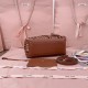 Replica Miu Miu Cognac Leather Basket Bag - 1:1 Quality | miumiureplica.com Replica Miu Miu Cognac Leather Basket Bag Front View