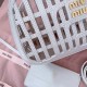 Replica Miu Miu White Leather Basket Bag Front View