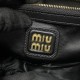 Replica Miu Miu Black Arcadie Bag - 1:1 Quality | miumiureplica.com Replica Miu Miu Black Arcadie Bag Front View