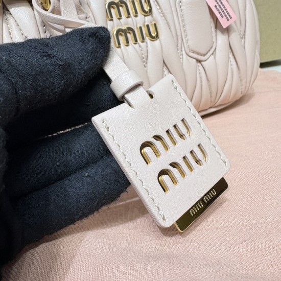 Replica Miu Miu Pink Arcadie Bag - 1:1 Quality | miumiureplica.com Replica Miu Miu Pink Arcadie Bag Front View