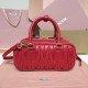 Replica Miu Miu Red Arcadie Bag - 1:1 Quality | miumiureplica.com Replica Miu Miu Red Arcadie Bag Front View