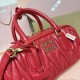 Replica Miu Miu Red Arcadie Bag - 1:1 Quality | miumiureplica.com Replica Miu Miu Red Arcadie Bag Front View