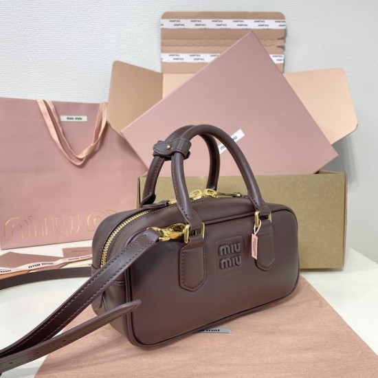Replica Miu Miu Briarwood Arcadie Bag Front View