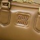 Replica Miu Miu Cognac Arcadie Bag - 1:1 Quality | miumiureplica.com Replica Miu Miu Cognac Arcadie Bag Front View