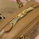 Replica Miu Miu Cognac Arcadie Bag - 1:1 Quality | miumiureplica.com Replica Miu Miu Cognac Arcadie Bag Front View