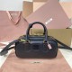 Replica Miu Miu Black Arcadie Bag - 1:1 Quality | miumiureplica.com Replica Miu Miu Black Arcadie Bag Front View