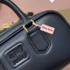 Replica Miu Miu Black Arcadie Bag - 1:1 Quality | miumiureplica.com Replica Miu Miu Black Arcadie Bag Front View