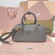 Replica Miu Miu Gray Arcadie Bag Front View