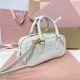 Replica Miu Miu White Arcadie Bag Front View