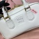 Replica Miu Miu White Arcadie Bag Front View