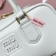 Replica Miu Miu White Arcadie Bag Front View