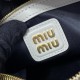 Replica Miu Miu White Arcadie Bag Front View
