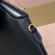 Replica Miu Miu IVY Leather Bag in Black
