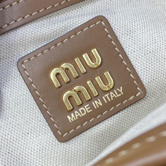 Replica Miu Miu IVY Canvas and Leather Bag - 1:1 AAA Quality