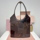 Replica Miu Miu IVY Patchwork Leather Bag in Briarwood
