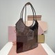 Replica Miu Miu IVY Patchwork Leather Bag in Briarwood