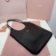 Replica Miu Miu IVY Leather Bag in Black Patent
