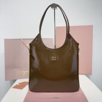 Miu Miu Brown IVY Patent Leather Bag