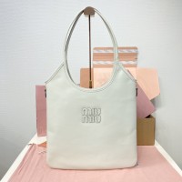 Miu Miu White IVY Leather Bag