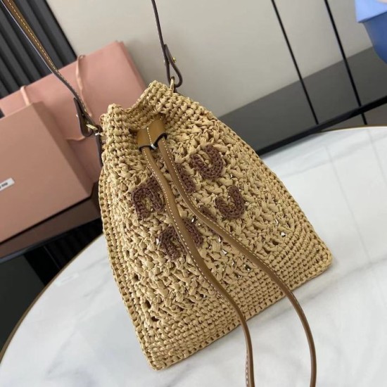 Replica Miu Miu Woven fabric mini bag - 1:1 AAA Quality