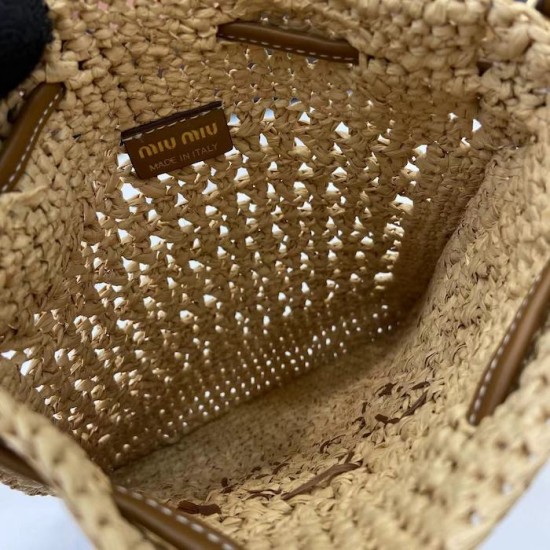 Replica Miu Miu Woven fabric mini bag - 1:1 AAA Quality
