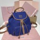 Replica Miu Miu Large Canvas Backpack - 1:1 Quality | miumiureplica.com Replica Miu Miu Canvas Backpack in Blue - 1:1 AAA Quality