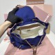 Replica Miu Miu Large Canvas Backpack - 1:1 Quality | miumiureplica.com Replica Miu Miu Canvas Backpack in Blue - 1:1 AAA Quality