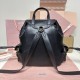 Replica Miu Miu Leather Backpack in Black - 1:1 AAA Quality