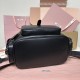 Replica Miu Miu Leather Backpack in Black - 1:1 AAA Quality