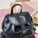 Replica Miu Miu Leather Backpack in Black - 1:1 AAA Quality