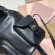 Replica Miu Miu Leather Backpack in Black - 1:1 AAA Quality