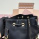 Replica Miu Miu Leather Backpack in Black - 1:1 AAA Quality