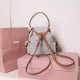 Replica Miu Miu Canvas Backpack in Aluminum - 1:1 AAA Quality